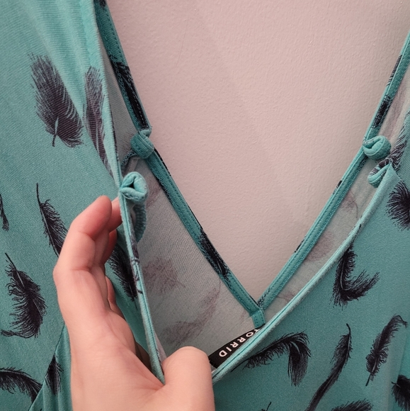 TORRID Faux Wrap Dress Size 2 - Picture 7 of 7